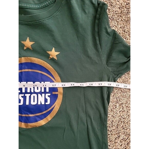 2022-23 Mens Detroit Pistons Team NBA St Cecilia Green L/S Shirt Nike Small - Picture 8 of 15